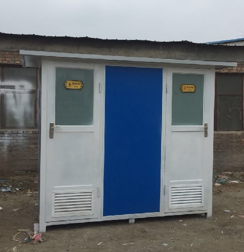 呼伦贝尔包头市白云鄂博矿区公园定做两厕位移动卫生间发货